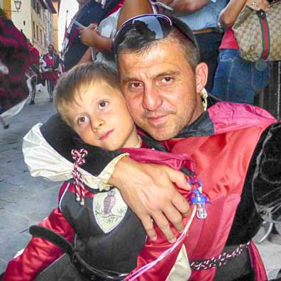 Michele Fiorini fondatore di Ricordi di Palio