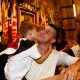 Michele Fiorini dopo la vittoria del Palio di Siena della Contrada Priora della Civetta