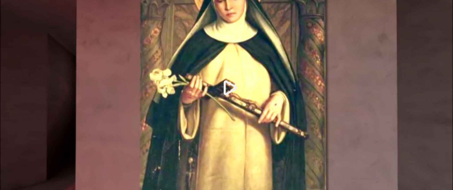 Santa Caterina da Siena, screenshot tratto da Il Tempo e la Storia di RaiStoria