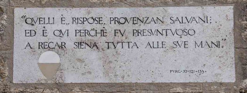 Dante Alighieri Purgatorio XI 121-123