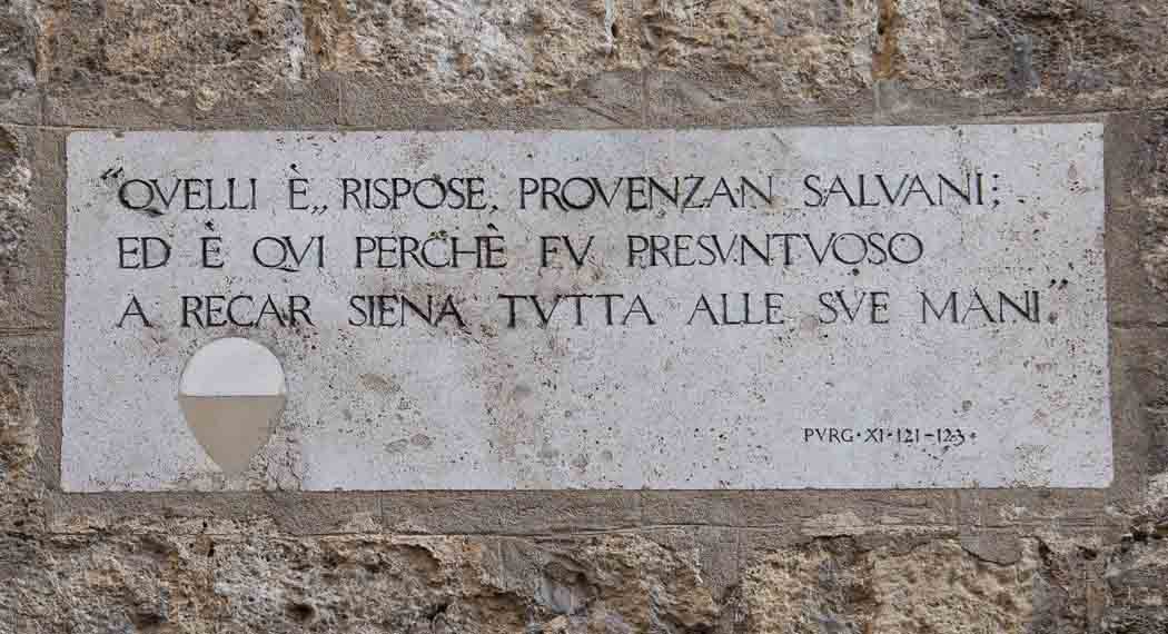 Dante Alighieri Purgatorio XI 121-123