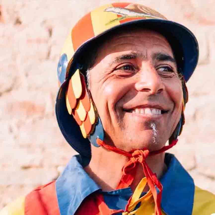 Massimo Coghe nel corso della puntata di Ricordi di Palio quadrato 2