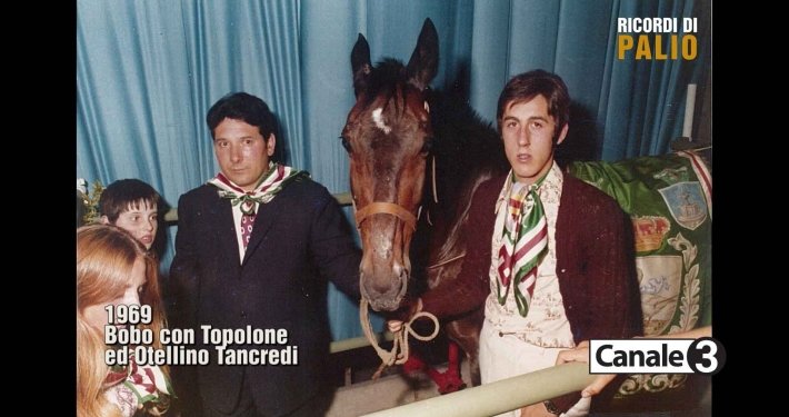 Bobo con Topolone e Otellino Tancredi nel 1969