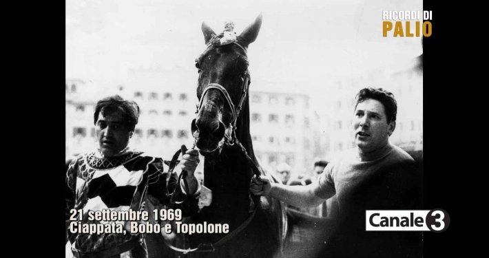 Ciappata Bobo e Topolone al Palio Vittorioso del 21 settembre 1969