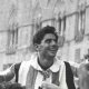 I Festeggiamenti dopo la Vittoria di Francesco Cuttone detto Mezzetto al Palio di Siena del 16 agosto 1956